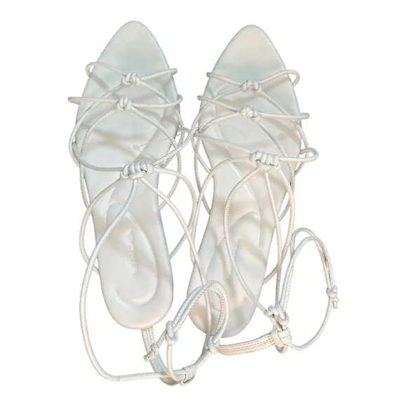 New! Vince Kenna Knotted Leather Gladiator Sandal