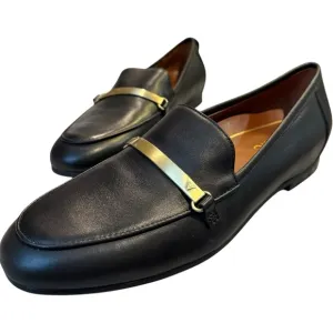 NEW Vionic Evie Orthotic Arch Support Black Leather Loafers Shoes 6.5