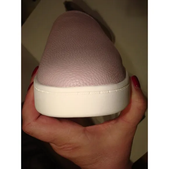 New Womens 11 Vionic Mauve Slip on Leather Magnolia Dusk Pink Shoes Cambria NIB