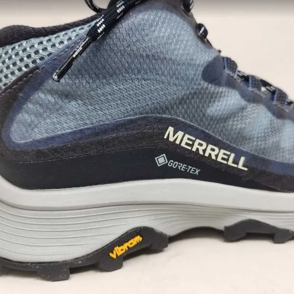 New women's 8 Merrell MOAB Speed Mid GTX Gore-Tex hiking boots in Navy J135418