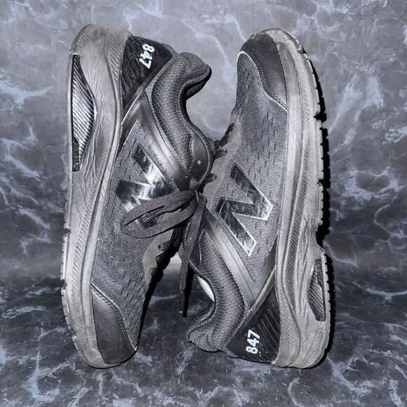 New Balance 847v4 Walking Athletic Comfort Shoes Sneaker Black Mens Size 11.5