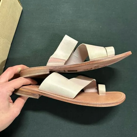 New Free People Abilene Toe Loop Sandals Orchid 37.5