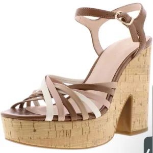 NIB KATE Spade ♠️  New York Womens Glow Platform Sandals Multi Color Size: 7