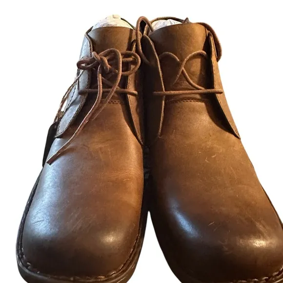 NIB Men’s Born Harrison Full Grain Brown Leather Boot- Size 15M, EURO 50