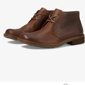 NIB Men’s Born Harrison Full Grain Brown Leather Boot- Size 15M, EURO 50