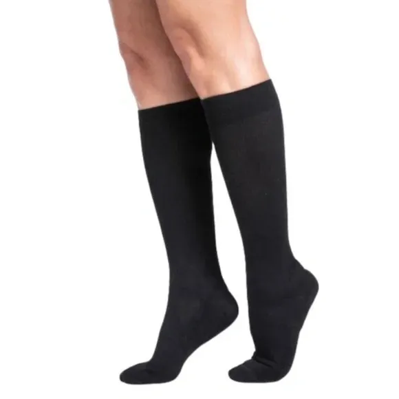 NIB Sigvaris 6 Mens Medical Motion Cushioned Cotton Compression Socks Size M/L