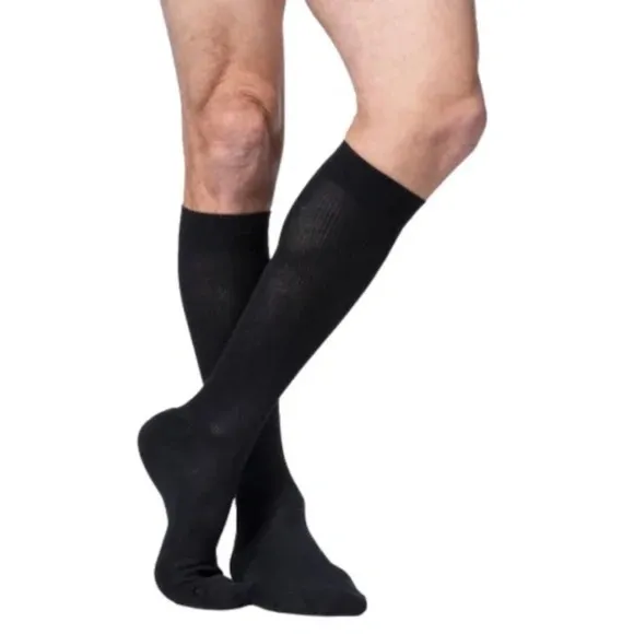NIB Sigvaris 6 Mens Medical Motion Cushioned Cotton Compression Socks Size M/L