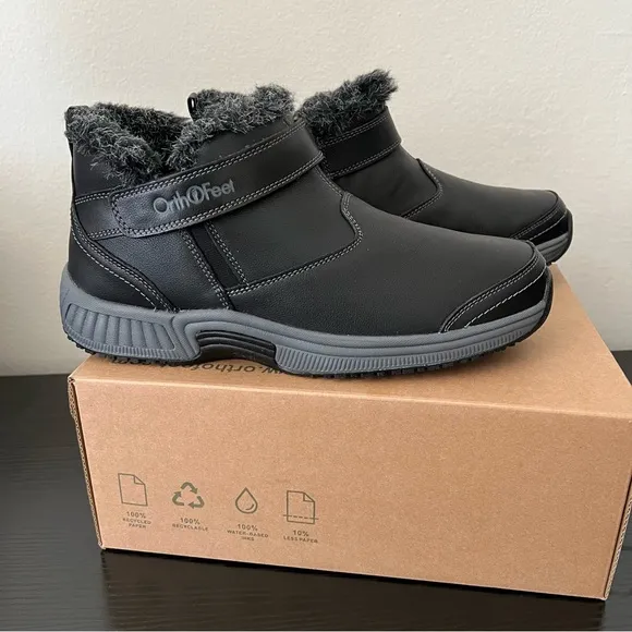 NIB/NWT Orthofeet Siena boots - size 10W