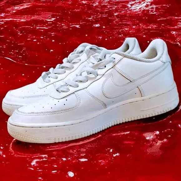 NIKE AIR FORCE 1 LOW LE YOUTH 7Y DH2920-111 LEATHER  CHRISTMAS GIFT UNISEX