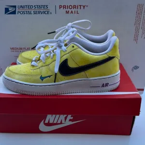 Nike Air Force LV8 GS &quot;Peace, Love, Basketball&quot; Youth Sz 7Y DC7299 700 B Grade
