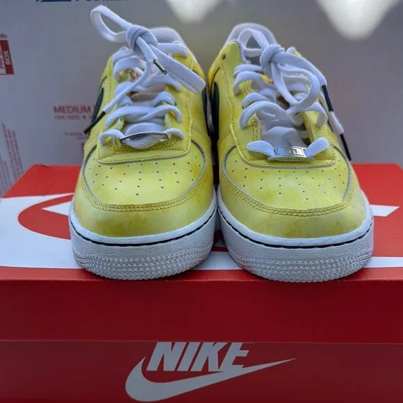 Nike Air Force LV8 GS &quot;Peace, Love, Basketball&quot; Youth Sz 7Y DC7299 700 B Grade