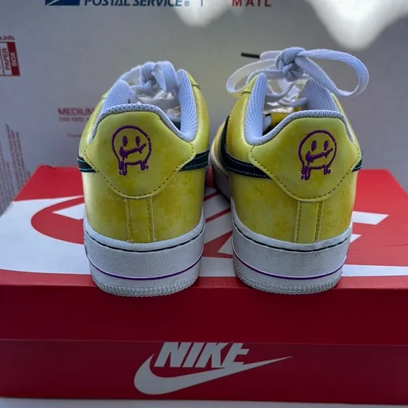 Nike Air Force LV8 GS &quot;Peace, Love, Basketball&quot; Youth Sz 7Y DC7299 700 B Grade