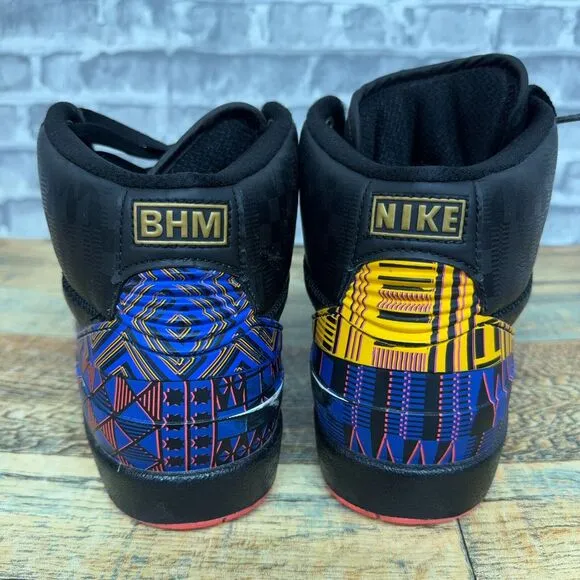 Nike Air Jordan 2 Retro BHM Black History Month 2019 BQ7618-007 Mens Size 8 Rare