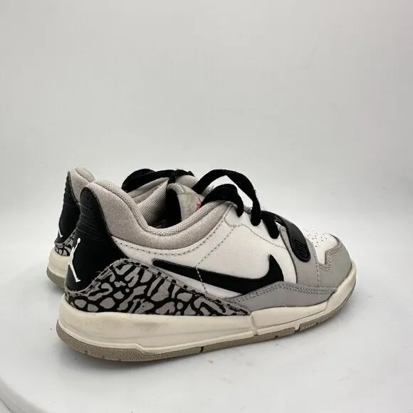 Nike Air Jordan Legacy 312 White Wolf Grey Black Kids Shoes CD9055-105 Size 12C
