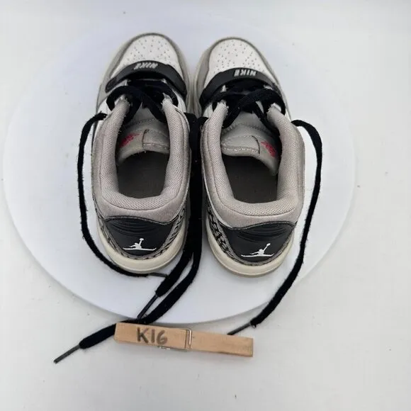 Nike Air Jordan Legacy 312 White Wolf Grey Black Kids Shoes CD9055-105 Size 12C