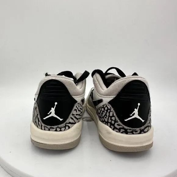 Nike Air Jordan Legacy 312 White Wolf Grey Black Kids Shoes CD9055-105 Size 12C