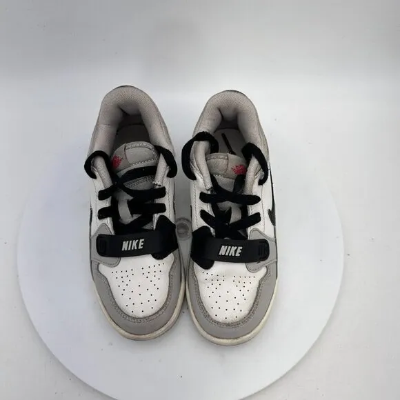 Nike Air Jordan Legacy 312 White Wolf Grey Black Kids Shoes CD9055-105 Size 12C