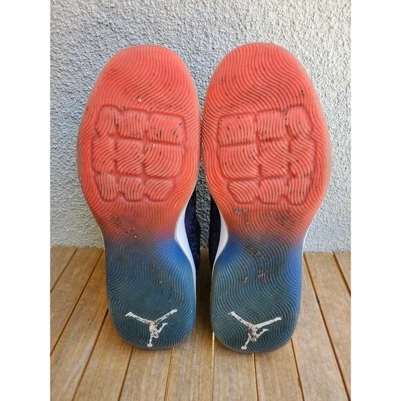 Nike Air Jordan Ultra Fly Blue University Red Infrared Basketball Shoes Sz 15