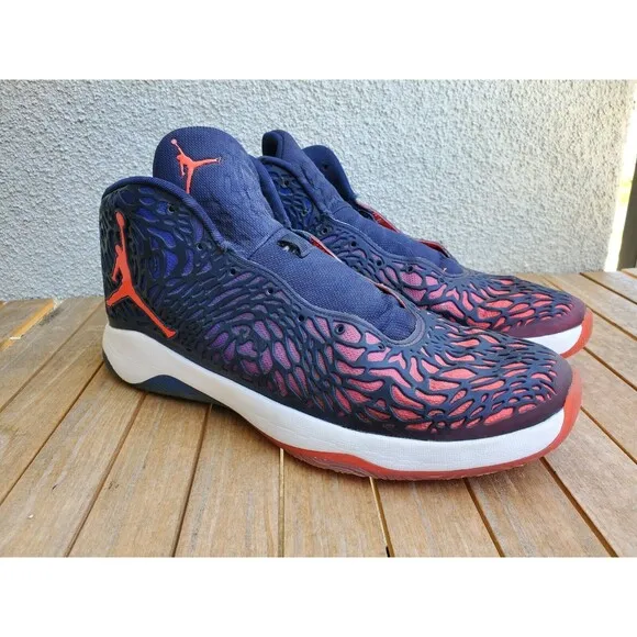 Nike Air Jordan Ultra Fly Blue University Red Infrared Basketball Shoes Sz 15