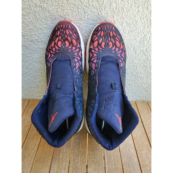 Nike Air Jordan Ultra Fly Blue University Red Infrared Basketball Shoes Sz 15