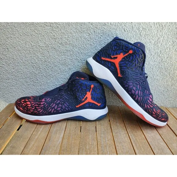 Nike Air Jordan Ultra Fly Blue University Red Infrared Basketball Shoes Sz 15