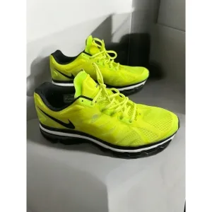 Nike Air Max 2012 Volt Neon Green Men's Size 13 Running Shoes 487982-701