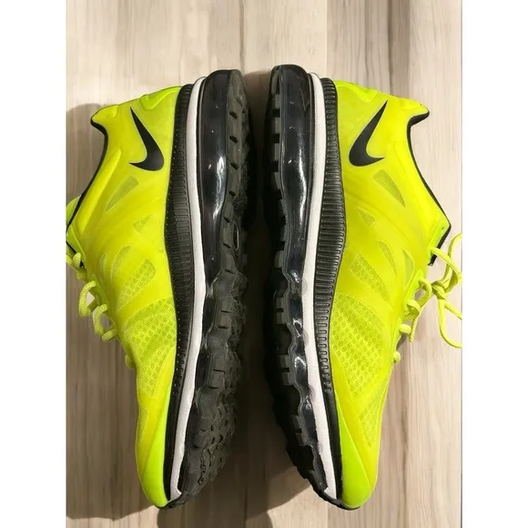 Nike Air Max 2012 Volt Neon Green Men's Size 13 Running Shoes 487982-701