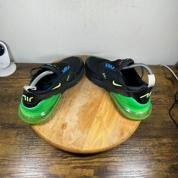Nike Air Max 270 Black Ghost Green Shoes Sneakers Women's Size 8 DD9715-100