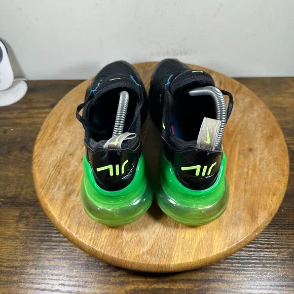Nike Air Max 270 Black Ghost Green Shoes Sneakers Women's Size 8 DD9715-100