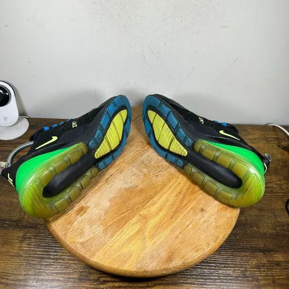Nike Air Max 270 Black Ghost Green Shoes Sneakers Women's Size 8 DD9715-100