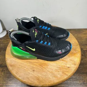 Nike Air Max 270 Black Ghost Green Shoes Sneakers Women's Size 8 DD9715-100