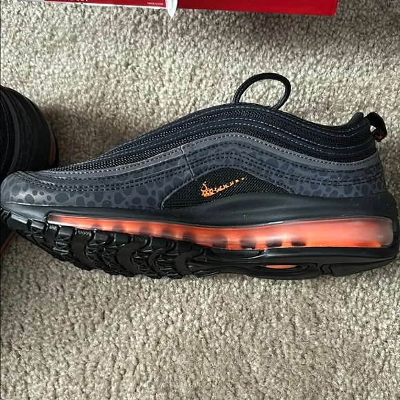 Nike Air Max 97 Men's Shoes - Black and Orange