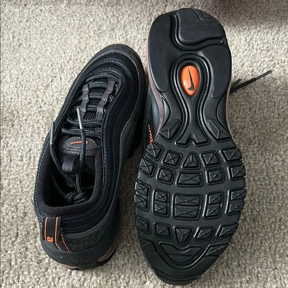 Nike Air Max 97 Men's Shoes - Black and Orange