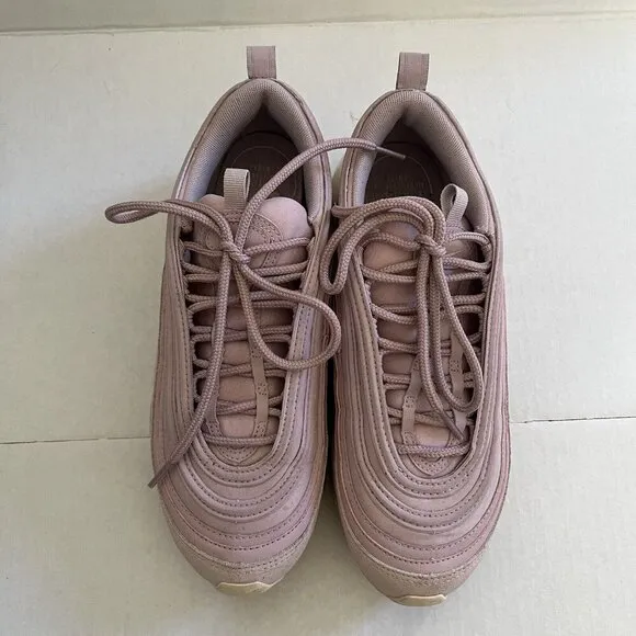 Nike Air Max 97 Premium Womens Size 7.5 Pink Athletic Shoes Sneakers 917646-500