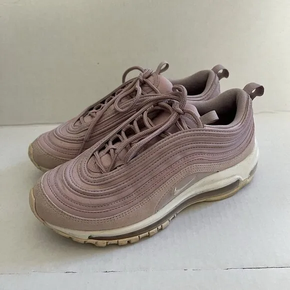 Nike Air Max 97 Premium Womens Size 7.5 Pink Athletic Shoes Sneakers 917646-500