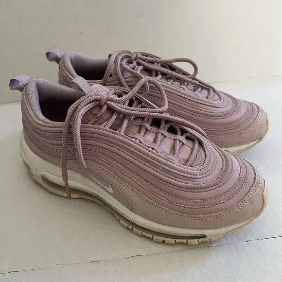 Nike Air Max 97 Premium Womens Size 7.5 Pink Athletic Shoes Sneakers 917646-500