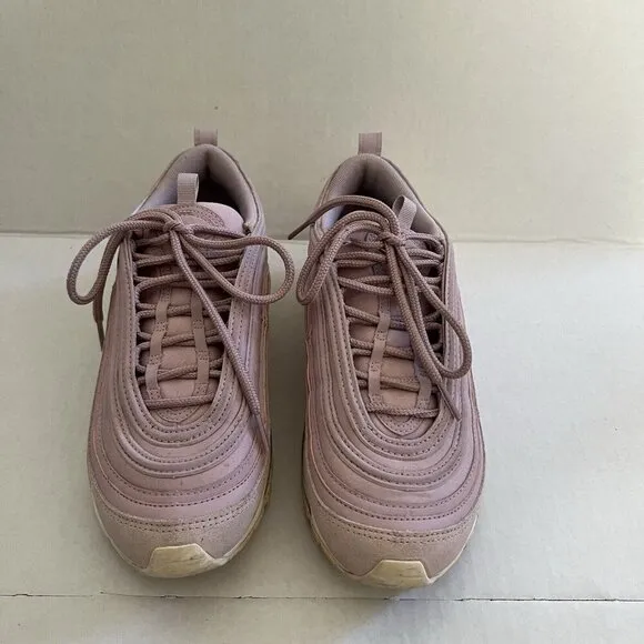 Nike Air Max 97 Premium Womens Size 7.5 Pink Athletic Shoes Sneakers 917646-500