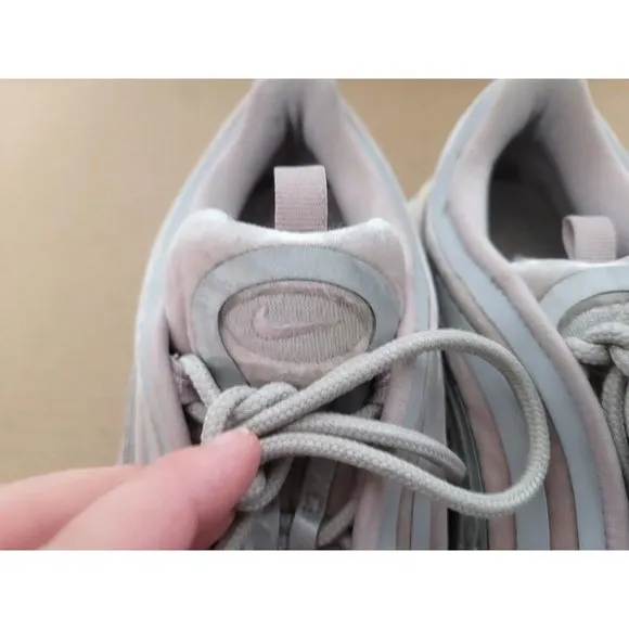 Nike Air Max 97 Ultra 17 Shoes Womens Size 7.5 Lux Vast Gray Pink Velvet Suede