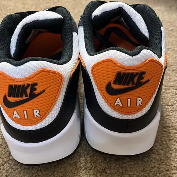 Nike Air Max Men's Shoes - Black, White and Orange