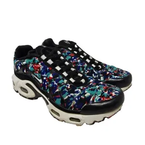 Nike Air Max Plus GS Black Hyper Blue CU 4623-001 Size 4.5Y Shoes