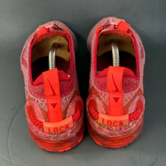 Nike Air VaporMax 2020 Flyknit 'Team Red' athletic sneaker shoes men’s size 10.5