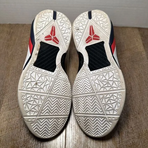 Nike‎ Boy's Kobe 7 VII Olympic USA Team Red White Blue Size 5.5Y