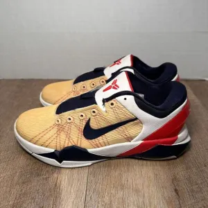 Nike‎ Boy's Kobe 7 VII Olympic USA Team Red White Blue Size 5.5Y