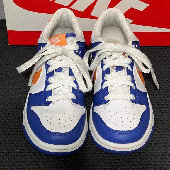 Nike Dunk Low Purple Orange White Size 4.5Y  FN7783-400