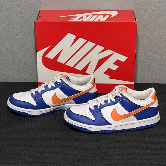 Nike Dunk Low Purple Orange White Size 4.5Y  FN7783-400