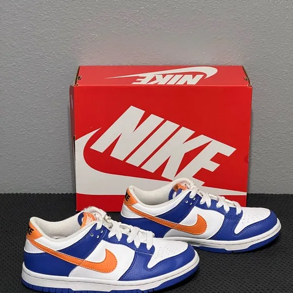 Nike Dunk Low Purple Orange White Size 4.5Y  FN7783-400