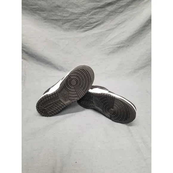 Nike Dunk Low Slip On Sneakers Kids Size 10 White Black NEW IN BOX!