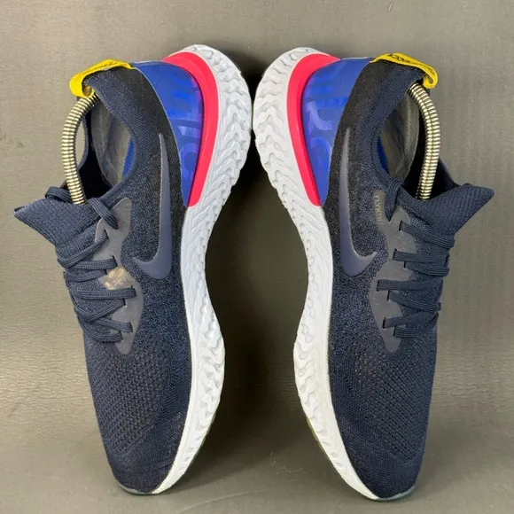 Nike Epic React Flyknit 'College Navy' athletic sneaker shoes men’s size 11