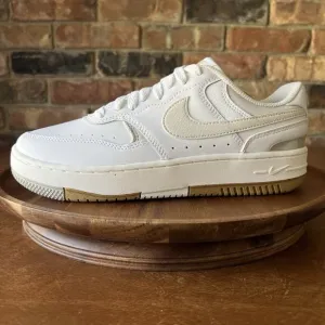 Nike Gamma Force White Phantom Light Bone Leather Sneaker Shoes Size 8.5