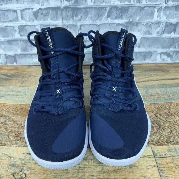 Nike‎ Hyperdunk X TB Midnight Navy White Basketball Shoes AR0467-402 Mens Size 8